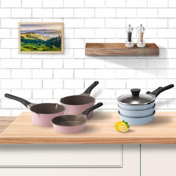 Korea Four Seasons - 不沾鍋四件套裝 18cm (白色) IH