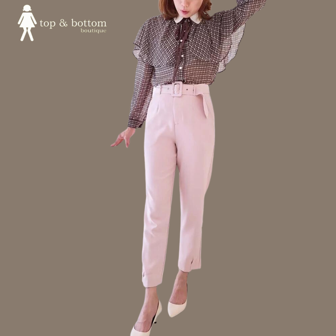 BELTED LONG PANT