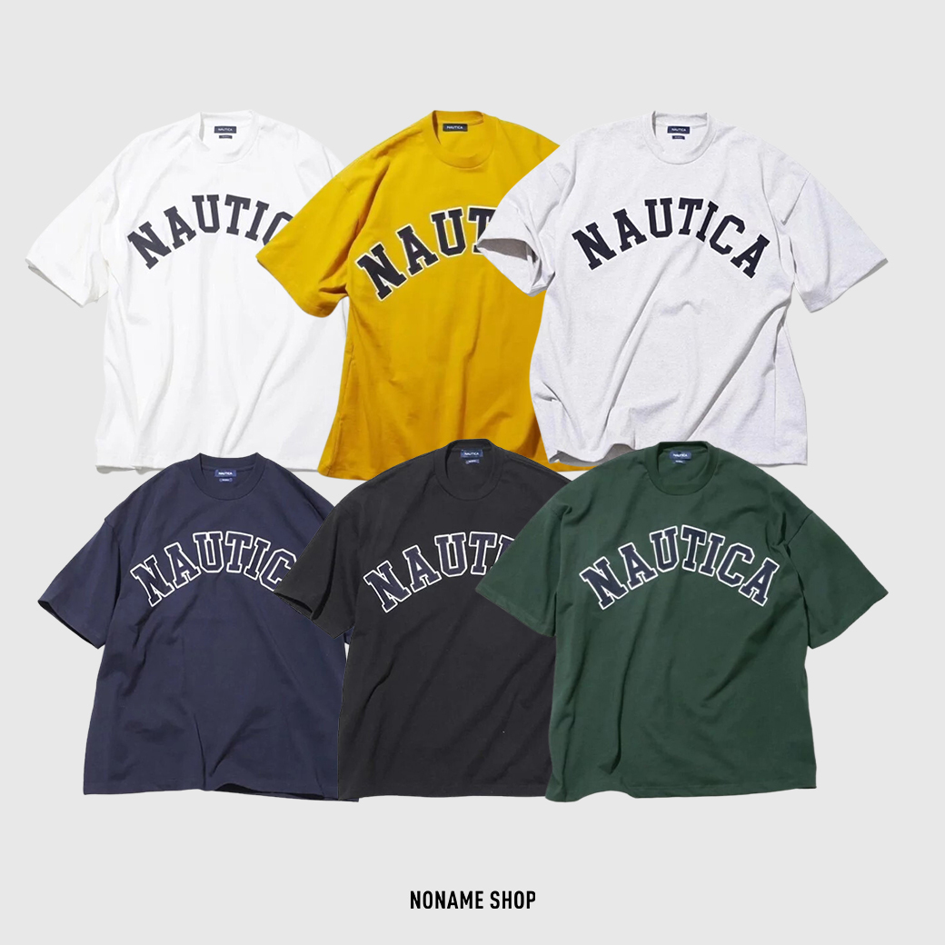NAUTICA 日版JP Arch Logo 厚磅 9oz 短T 六色 (男款)