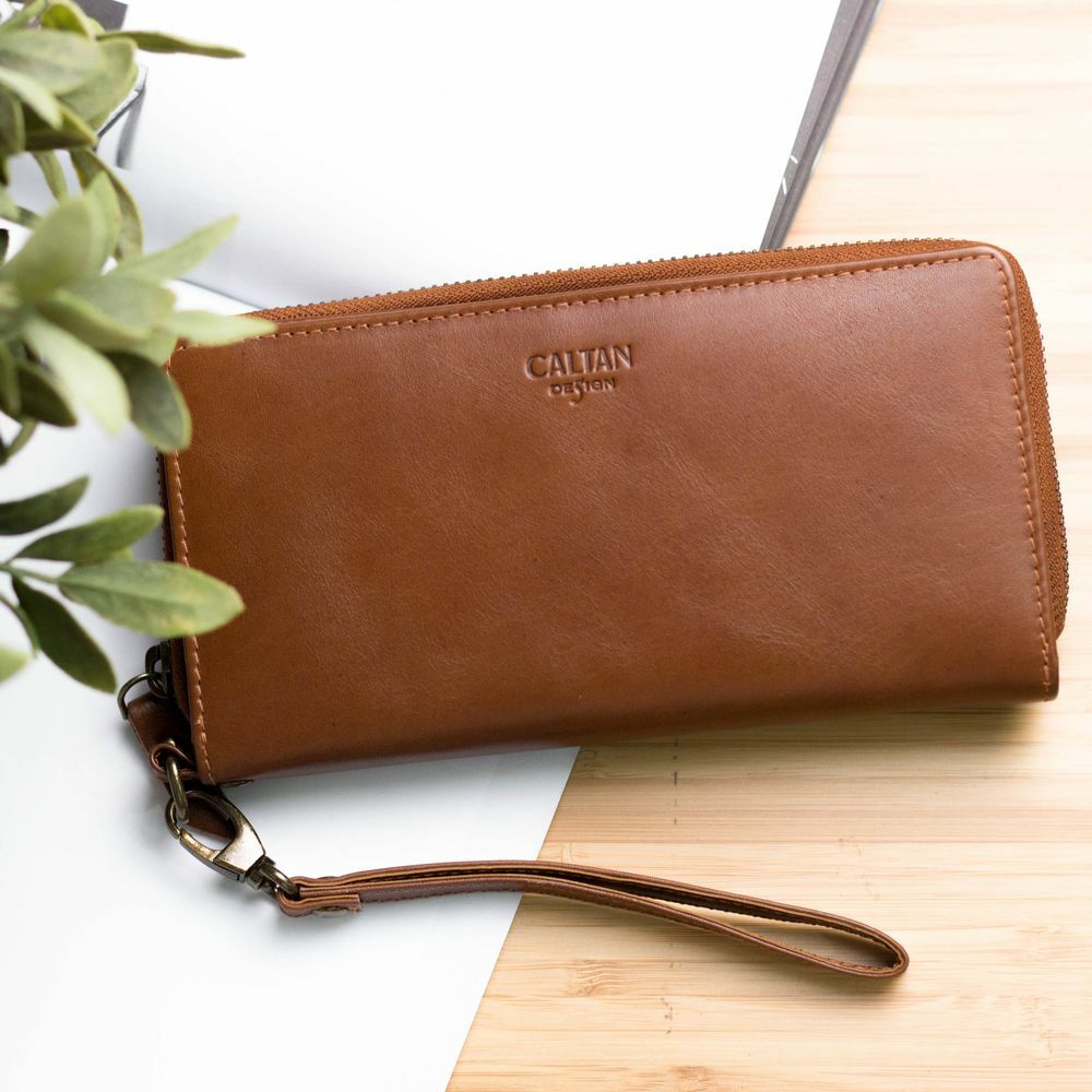 『新品上市』老爺有喜 多卡位手拿包大容量真皮長夾(072467cd)