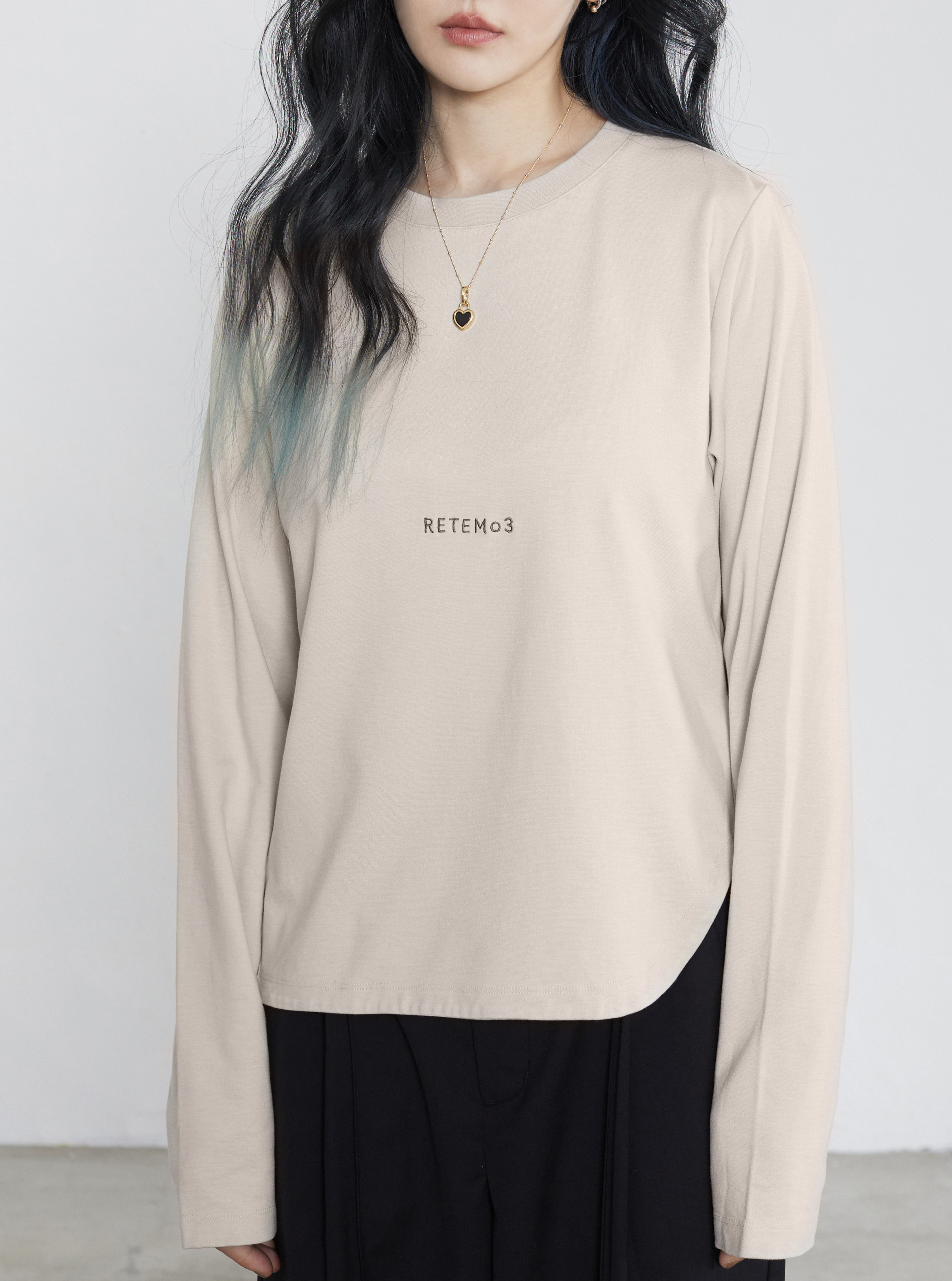 Asymmetric Hem Top | Ivory