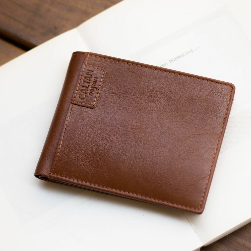 『新品上市』老爺有喜 時尚男仕風格真皮短夾 (074135cd)