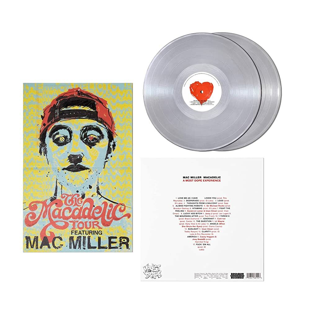 Mac Miller《Macadelic (10th Anniversary Edition)》（銀膠2LP + 海報）