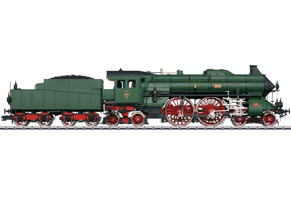 Marklin 55160 1規 Class S 2/6 "Museum" 數位音效冒煙蒸汽車.全金屬.同步冒煙