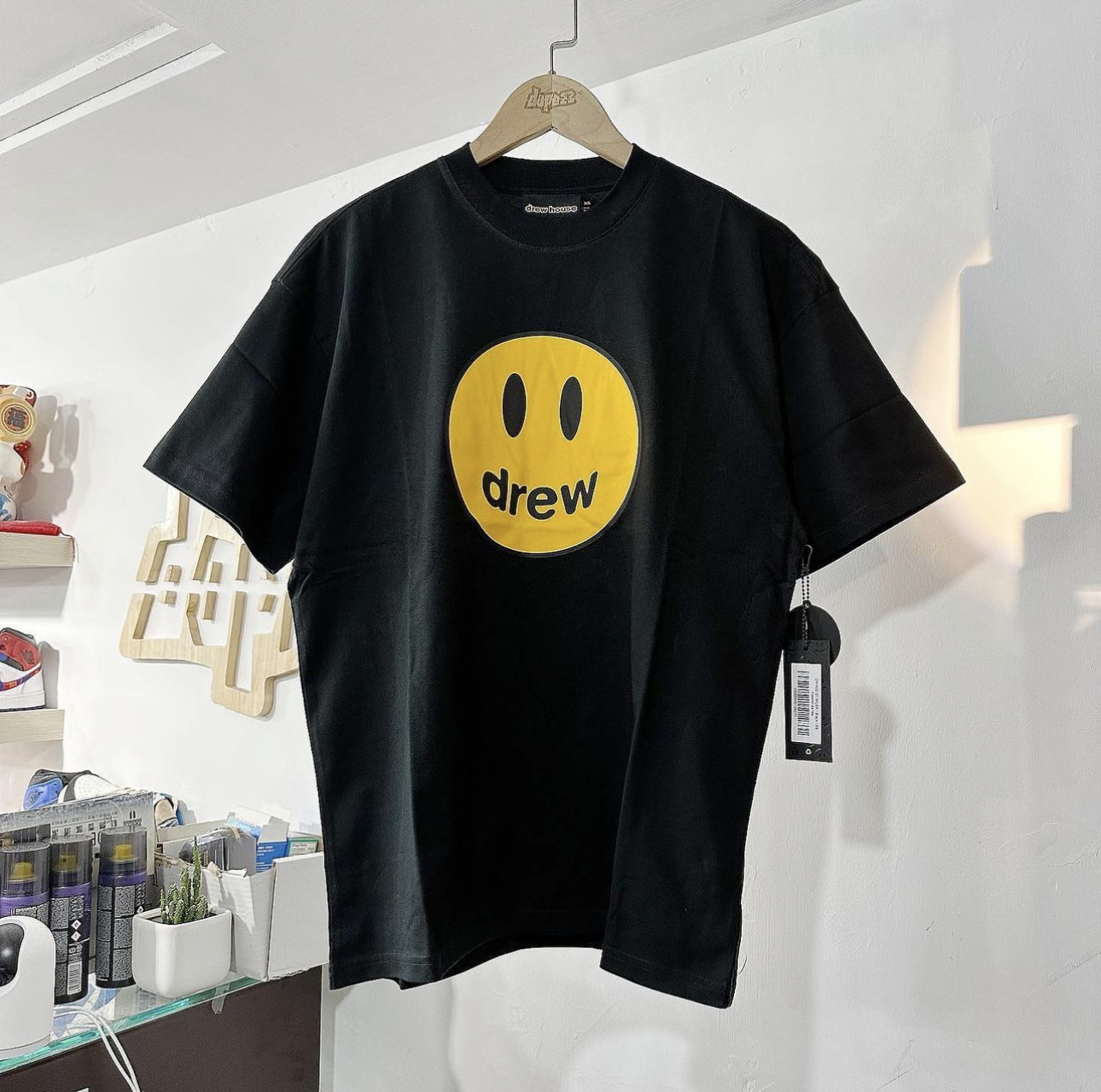 Drew house mascot ss tee black 黑色