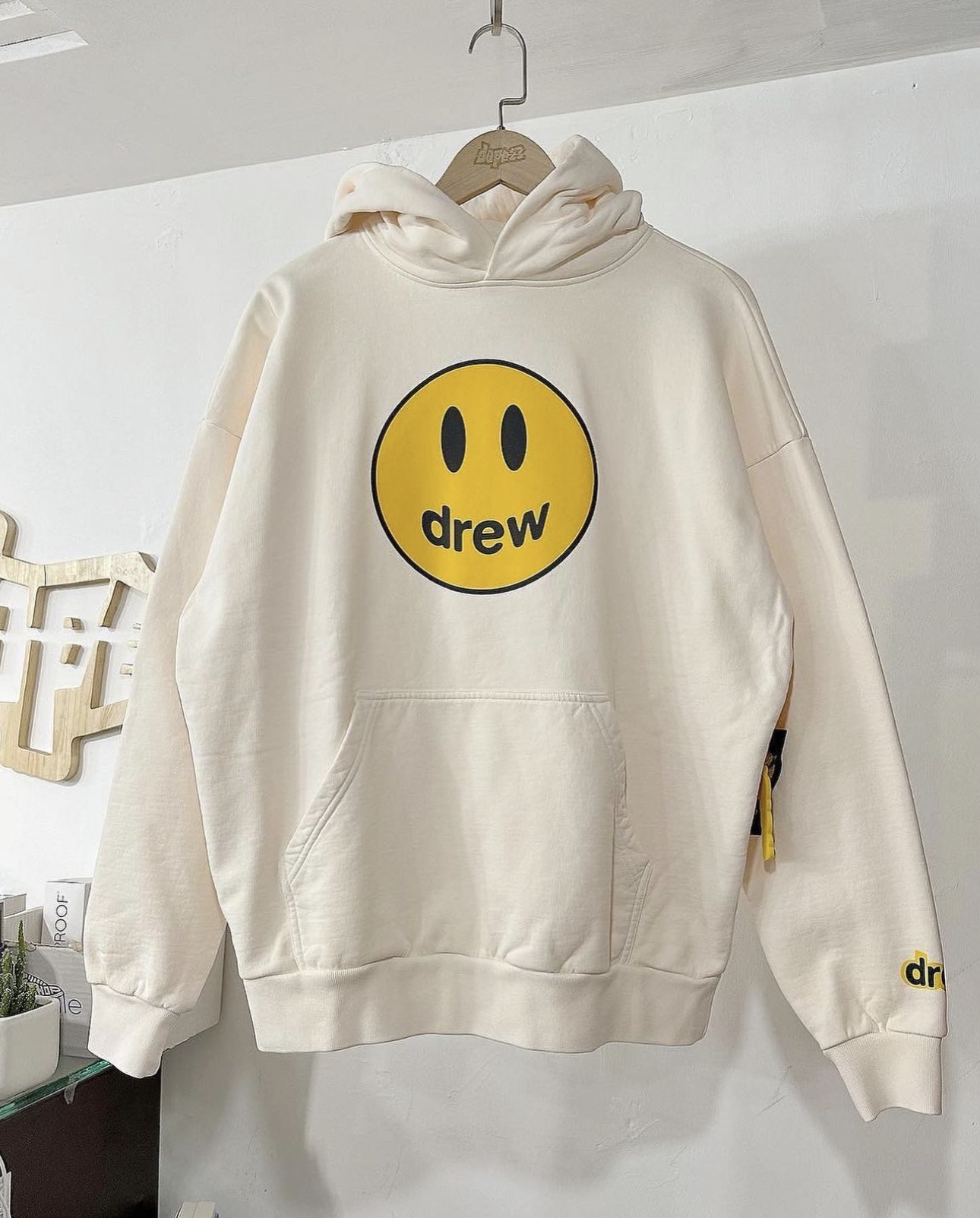 Drew House Mascot Hoodie Cream 奶白色