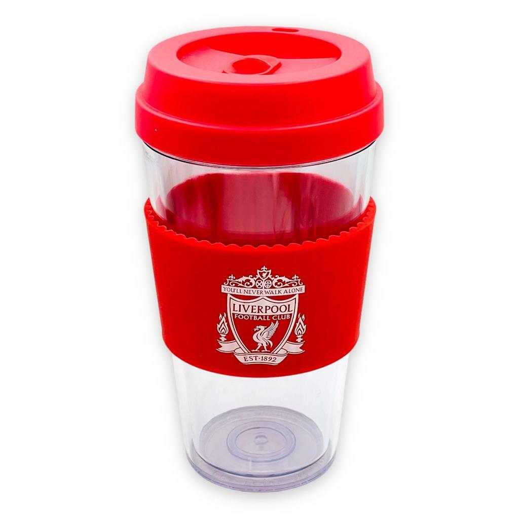 利物浦無柄透明旅行咖啡杯