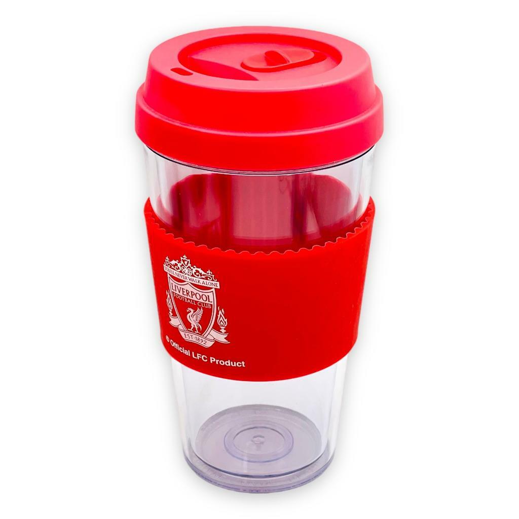 利物浦無柄透明旅行咖啡杯