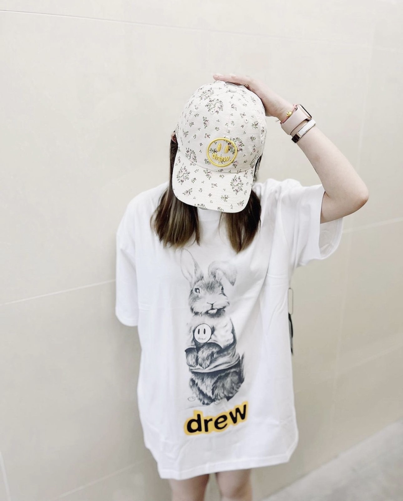 drew house mascot dad hat Ditsy Floral