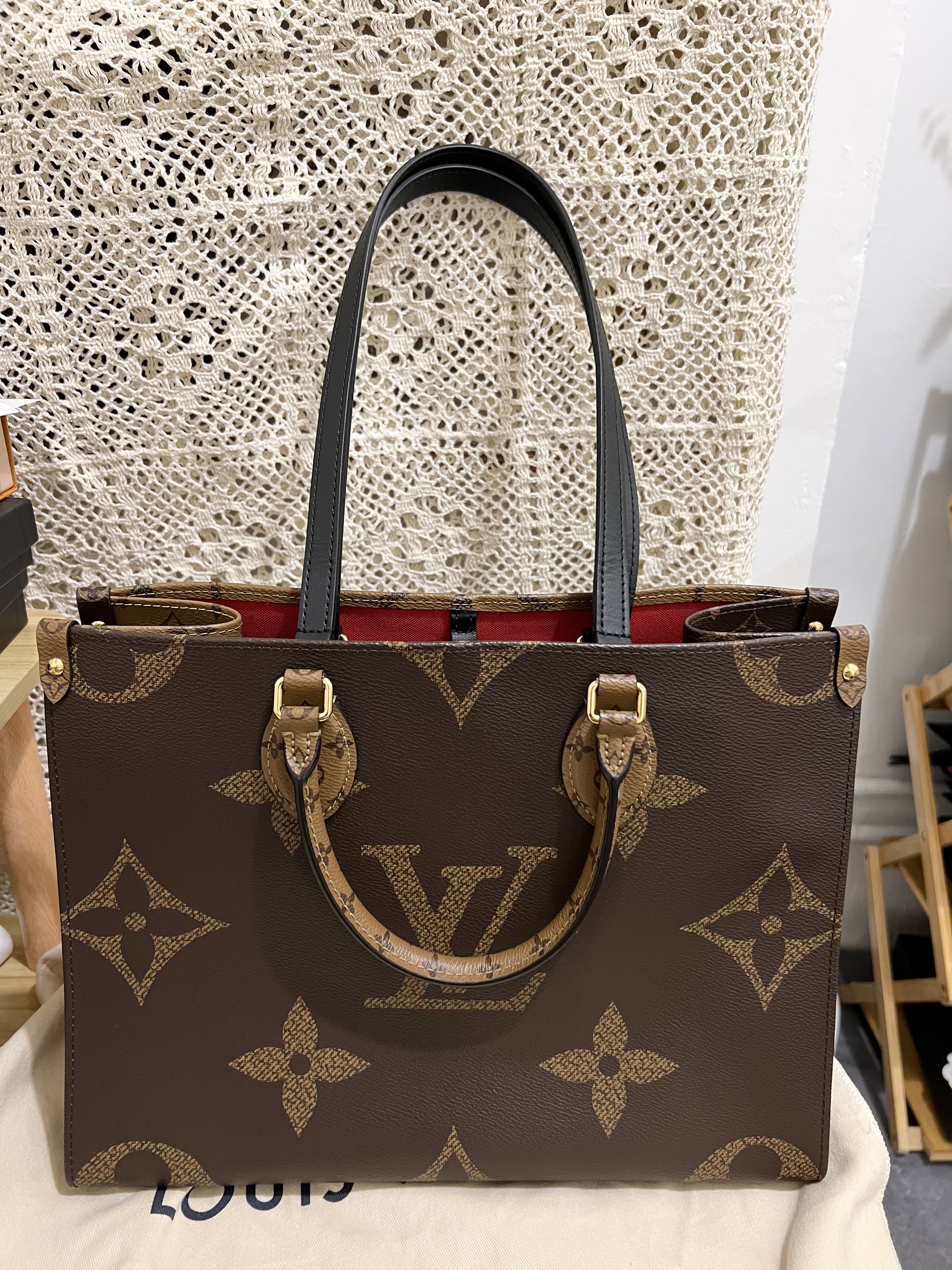 LV On The Go Tote Bag MM Size