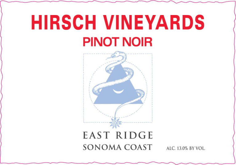 Hirsch Vineyards East Ridge Pinot Noir 2018 (WS95)
