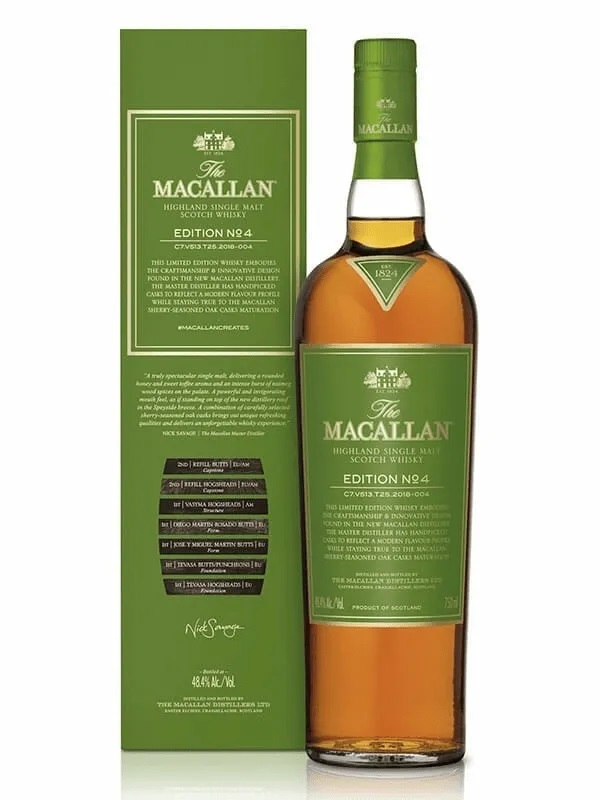 麥卡倫 Edition No.4 單一麥芽蘇格蘭高地威士忌 (700ml) [台灣版; 禮盒裝]