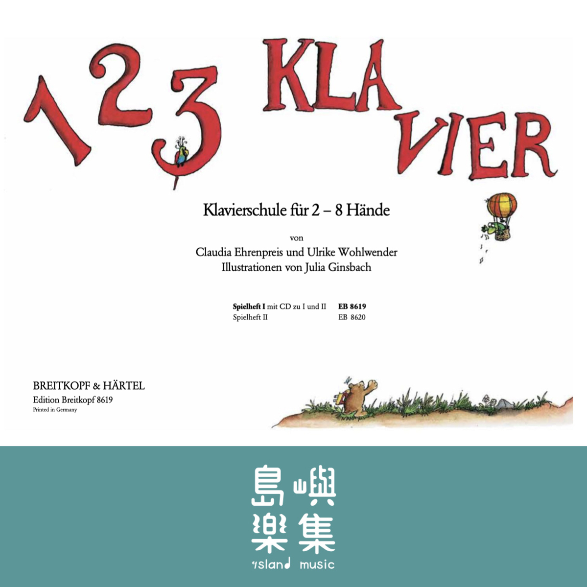 1 2 3 KLAVIER - KLAVIERSCHULE FÜR 2-8 HÄNDE
