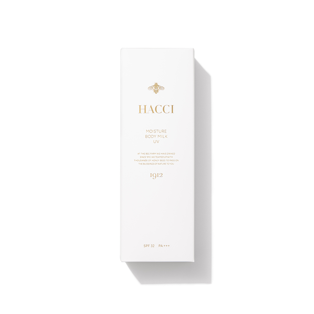 [限定] HACCI Moisture Body Milk UV SPF32 PA+++ 保濕輕盈身體乳UV 250ml