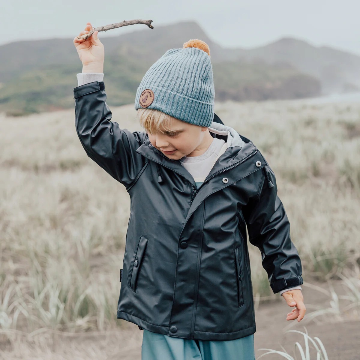 紐西蘭Crywolf 經典防風雨衣外套 - Black