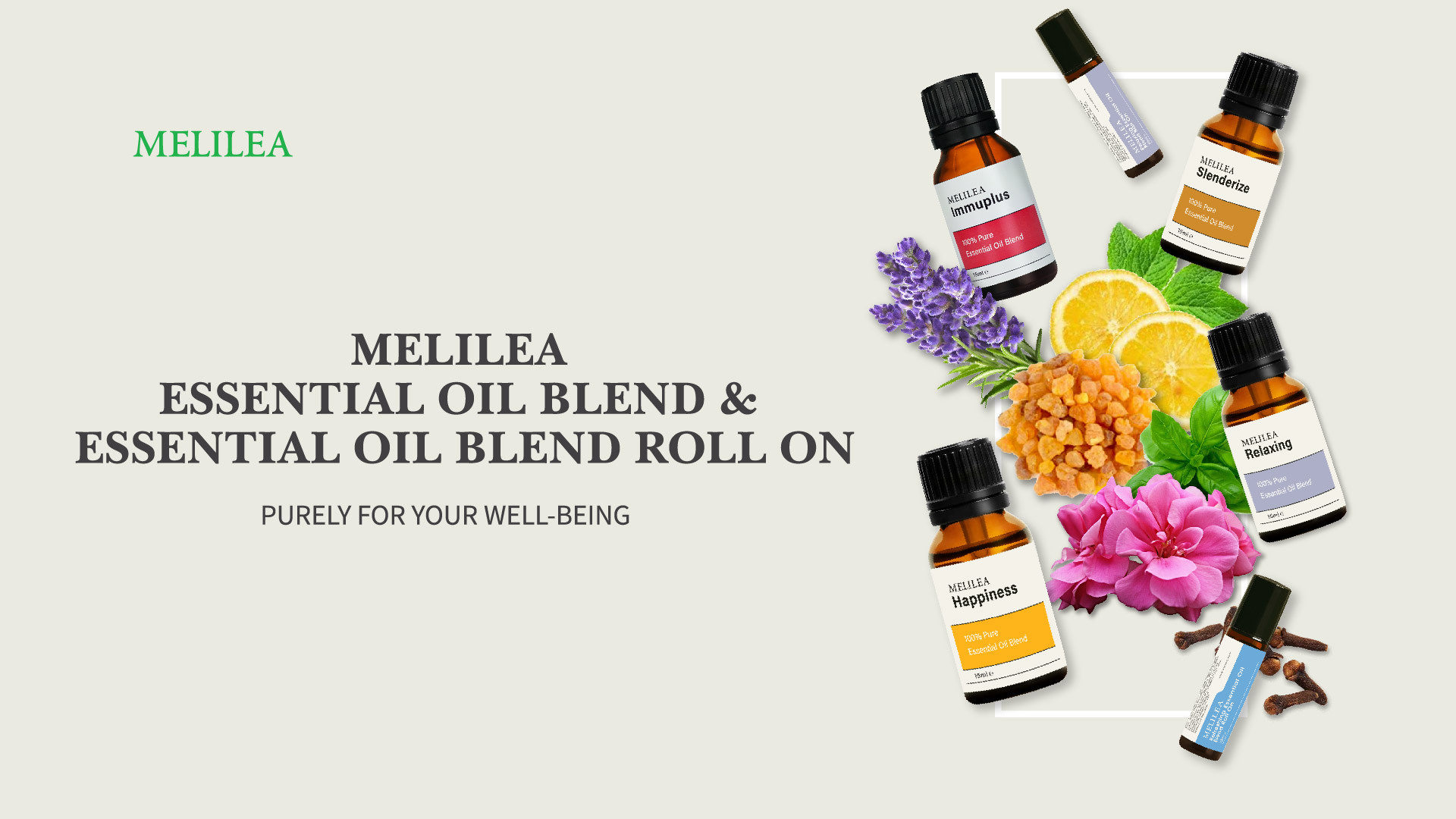 (DM) MELILEA ESSENTIAL OIL BLEND & ESSENTIAL OIL BLEND ROLL ON
