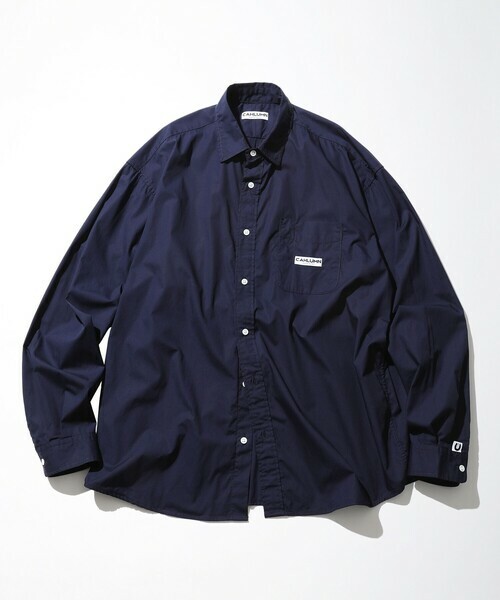 CAHLUMN / Magazine Pocket Broad Shirt