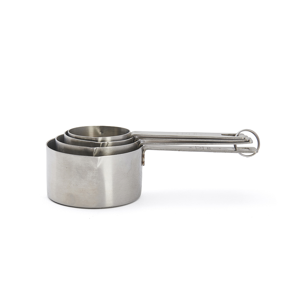 烘焙/烹飪專用不鏽鋼量杯4入套組