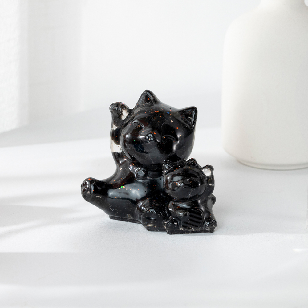 【晶石能量萌寵】祈福雙貓