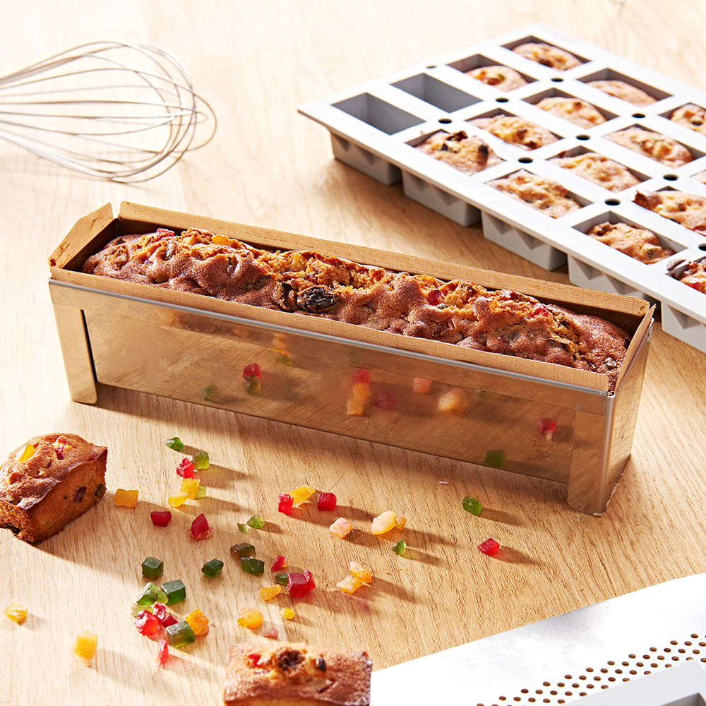 (絕版品)2009世界烘焙冠軍J.Langillier長條蛋糕模-含不沾專用烘培紙