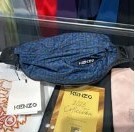 [S] KENZO MONOGRAM BELT BAG,BLUE/BLACK, 3612230212800 (SK23)