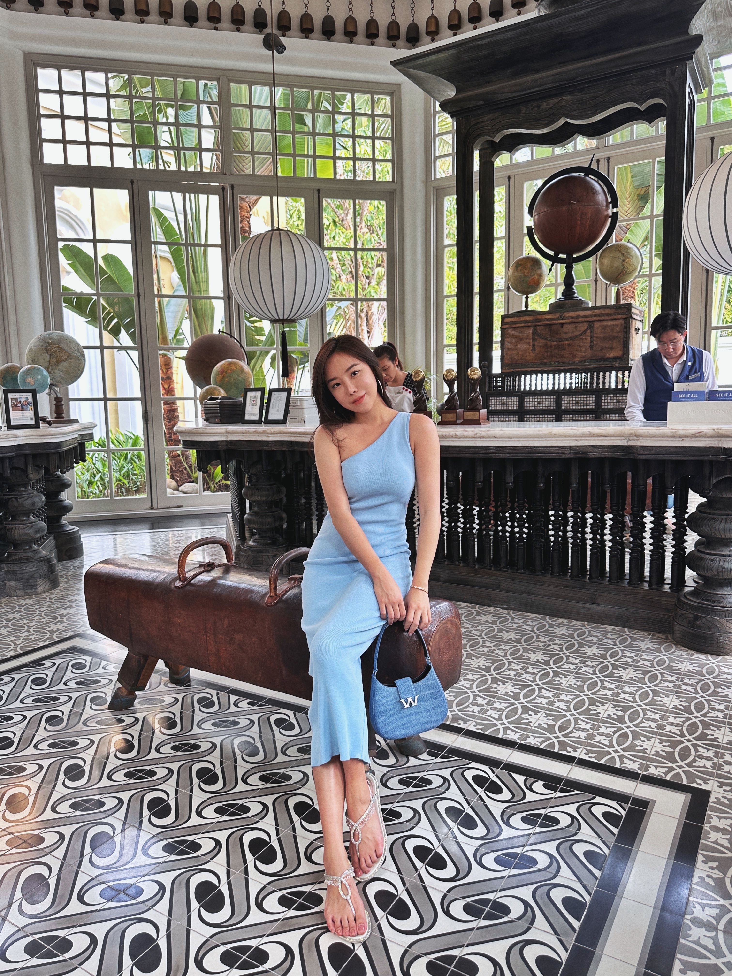 Left bank 左岸時分 單肩挖腰針織洋裝