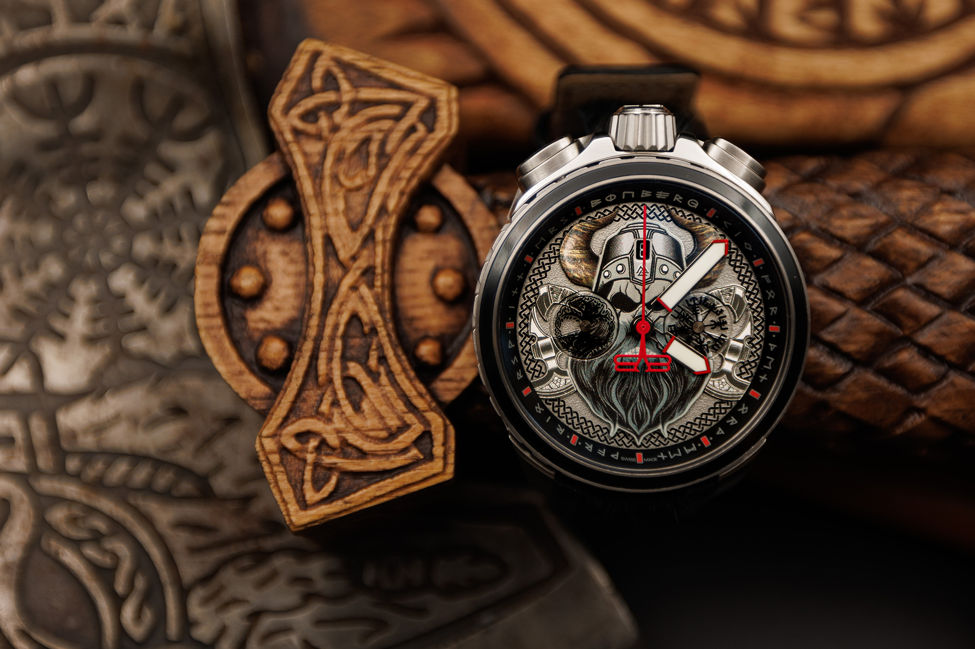 BOMBERG,炸彈錶,計時碼錶,Bolt-68 ,維京戰士