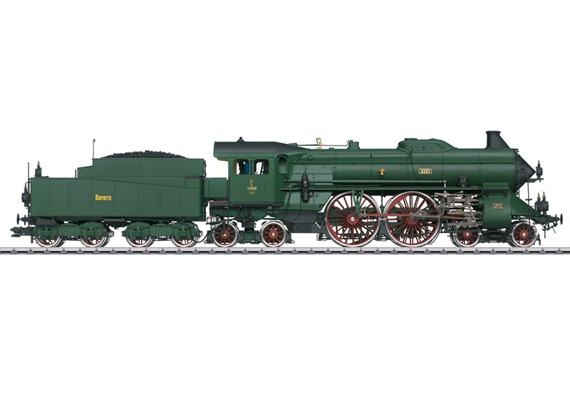 Marklin 55164 1規 Class S 2/6 數位音效冒煙蒸汽車.全金屬.同步冒煙