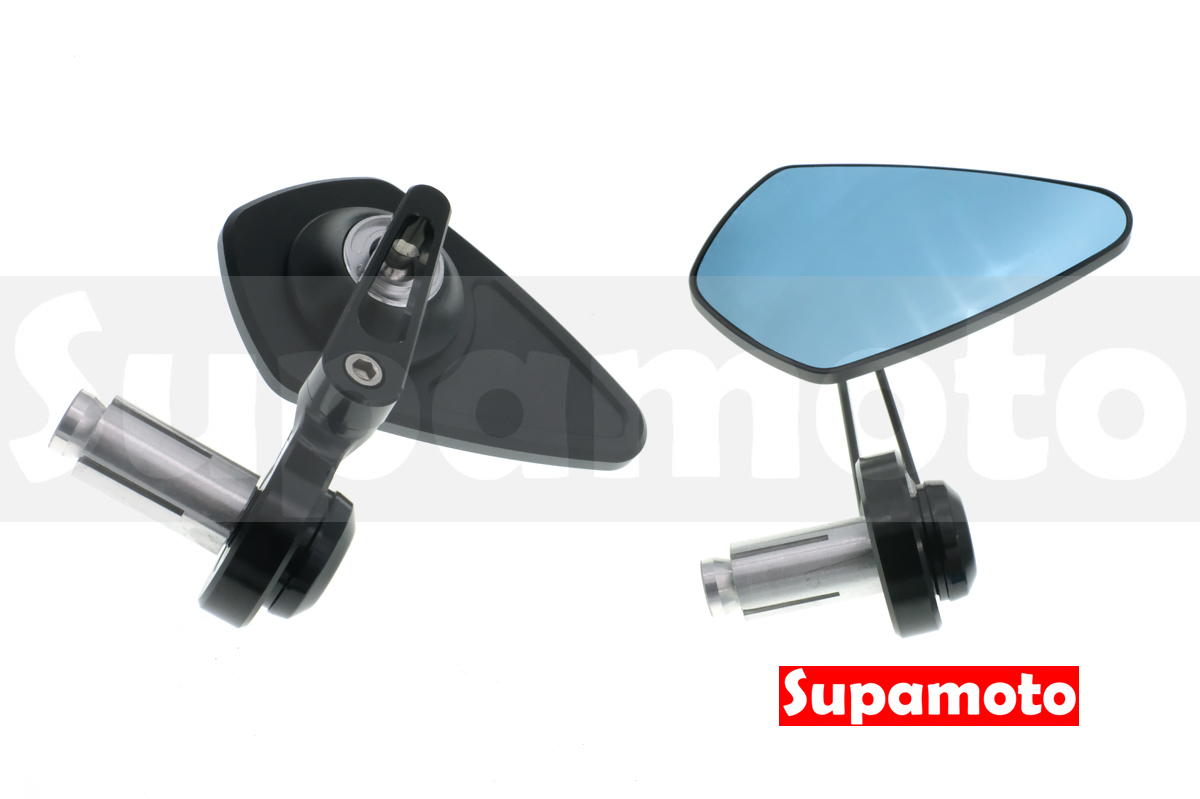 -Supamoto- M182 薄型 手把鏡 CNC 端子鏡 車把鏡 後照鏡 牛角鏡 咖啡 CB350 通用 改裝