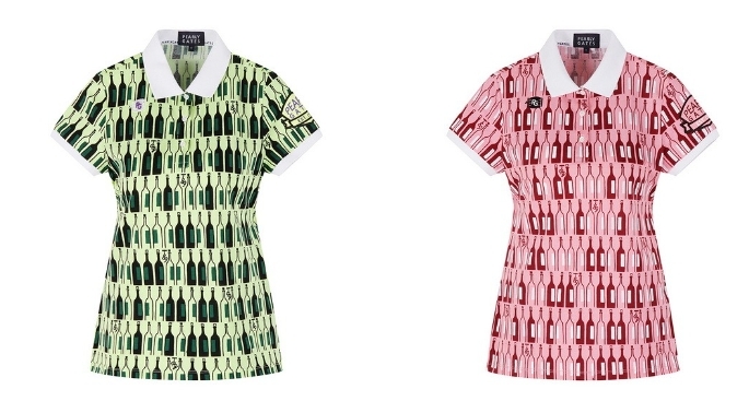 女【現貨】特價款 Pearlygates 韓版/正品/夏季女式全身短袖 T 卹/高爾夫球衣#MW112393