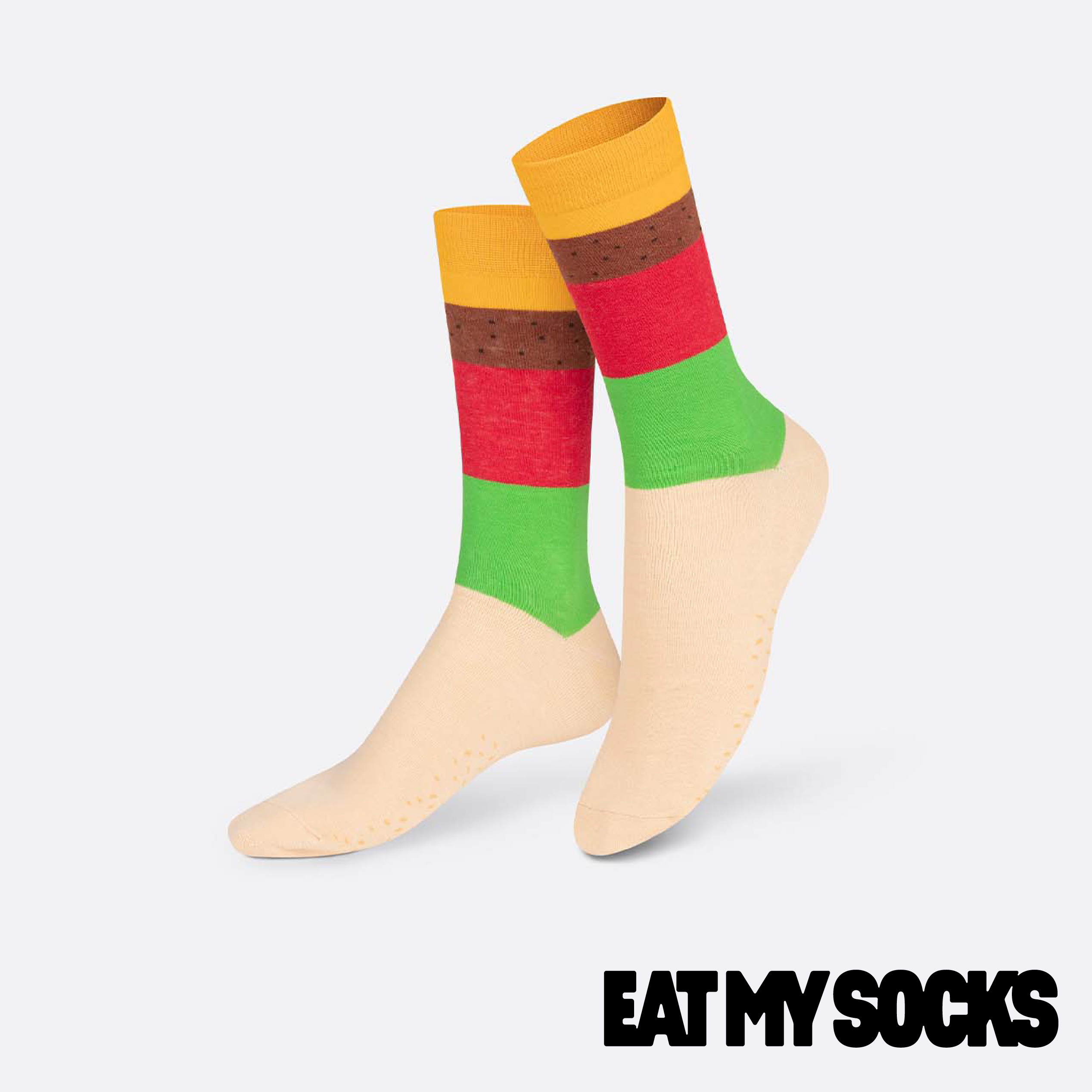 EAT MY SOCKS ｜襪子｜快餐系列｜起司漢堡