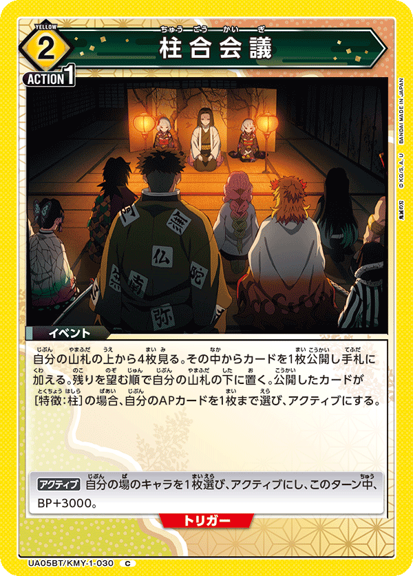 UA05BT/KMY-1-030  柱合会議