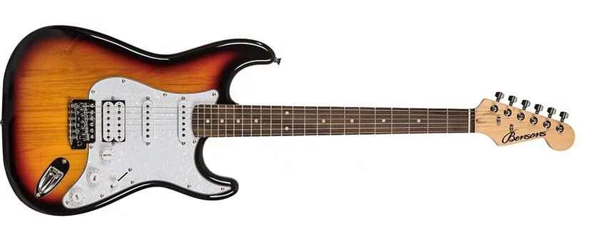 Bensons 電吉他 Stratocaster ST-3 單單雙 黑色、白色、漸層、藍色（附贈琴袋、導線、背帶） 第 4 張圖片｜三峽吉他 / Bass