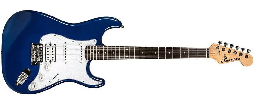 Bensons 電吉他 Stratocaster ST-3 單單雙 黑色、白色、漸層、藍色（附贈琴袋、導線、背帶） 第 5 張圖片｜三峽吉他 / Bass