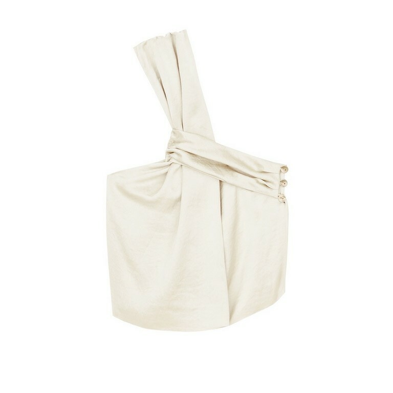 NANUSHKA - 單肩扭結上衣