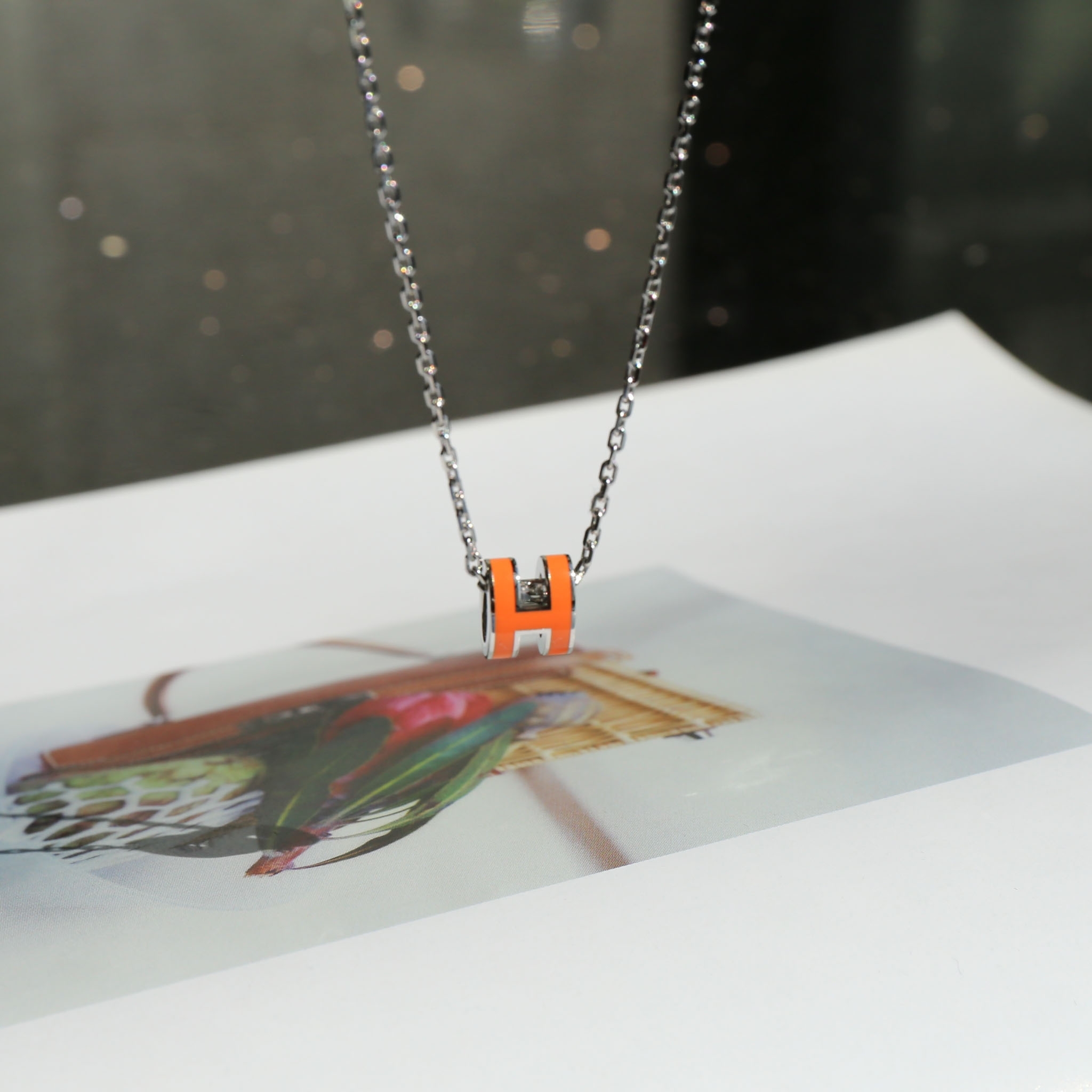 Hermes Pop H Mini Necklace