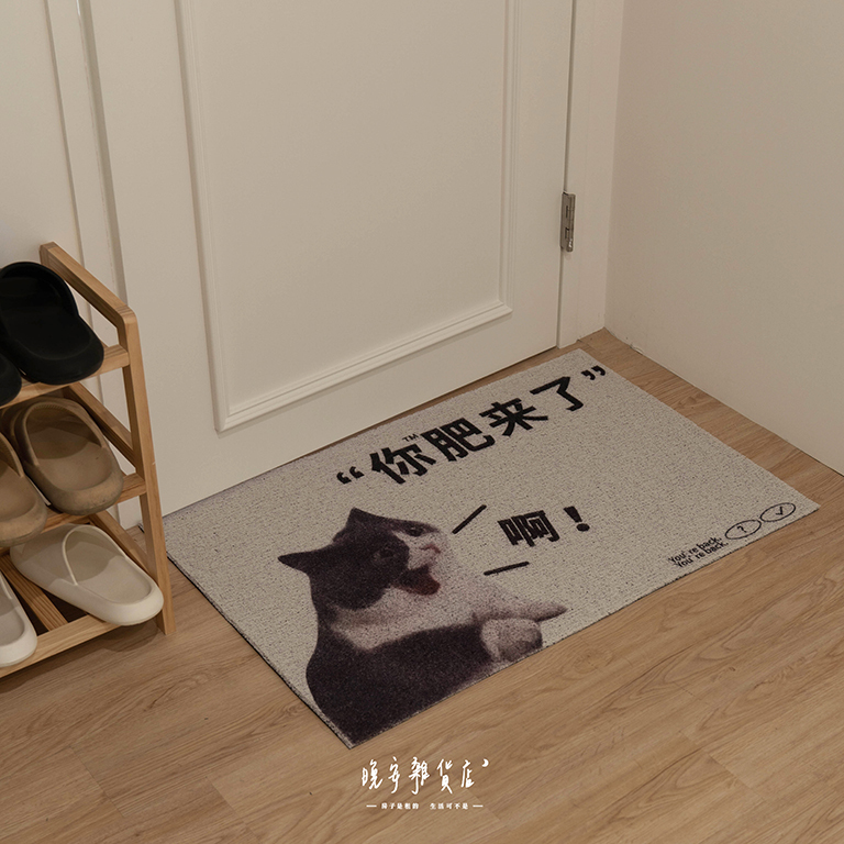 【你肥來了 啊！】小貓咪入口絲圈地墊
