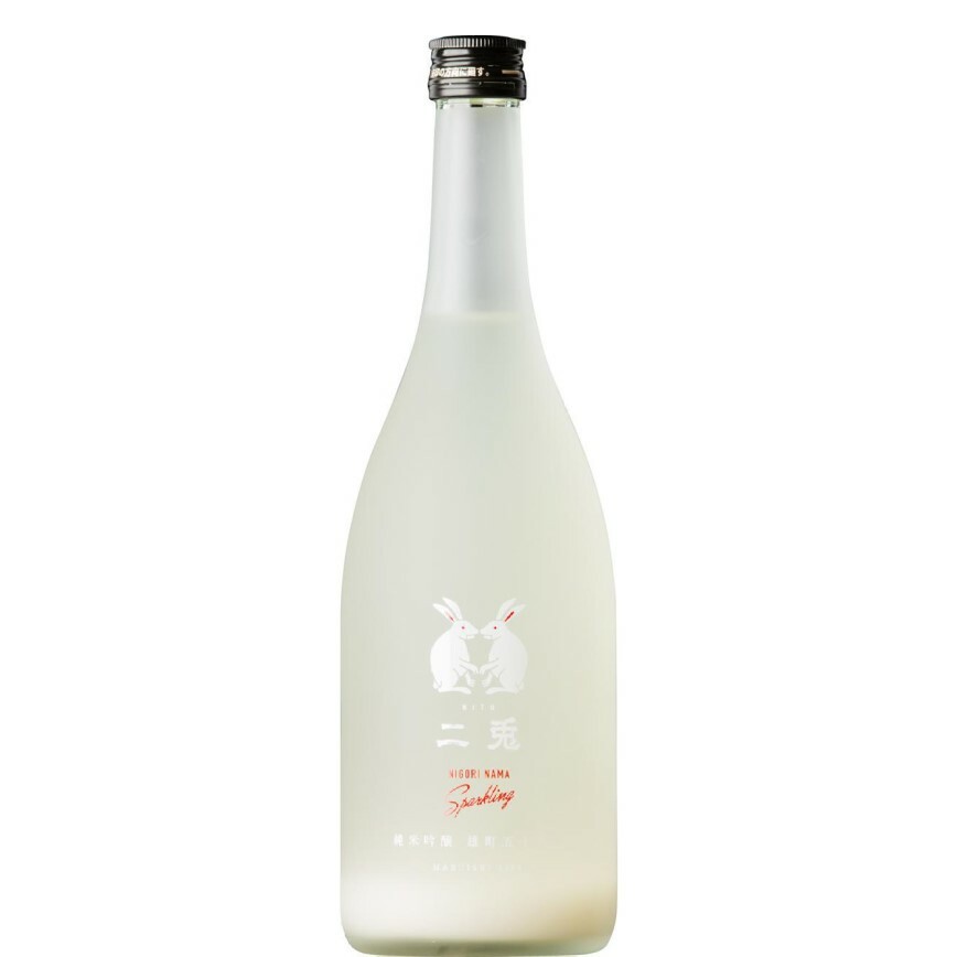 丸石酒造 二兔 純米吟釀 雄町55 濁氣泡酒 720ml