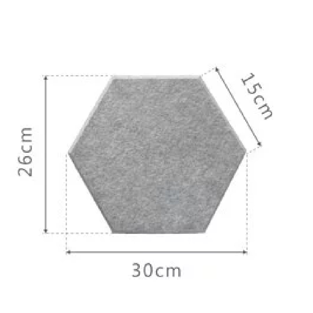音場優化嚴選 音場優化嚴選 / 立體纖維吸音板(十片入)(六角形)(5色) 第 3 張圖片｜三峽配件 / 週邊
