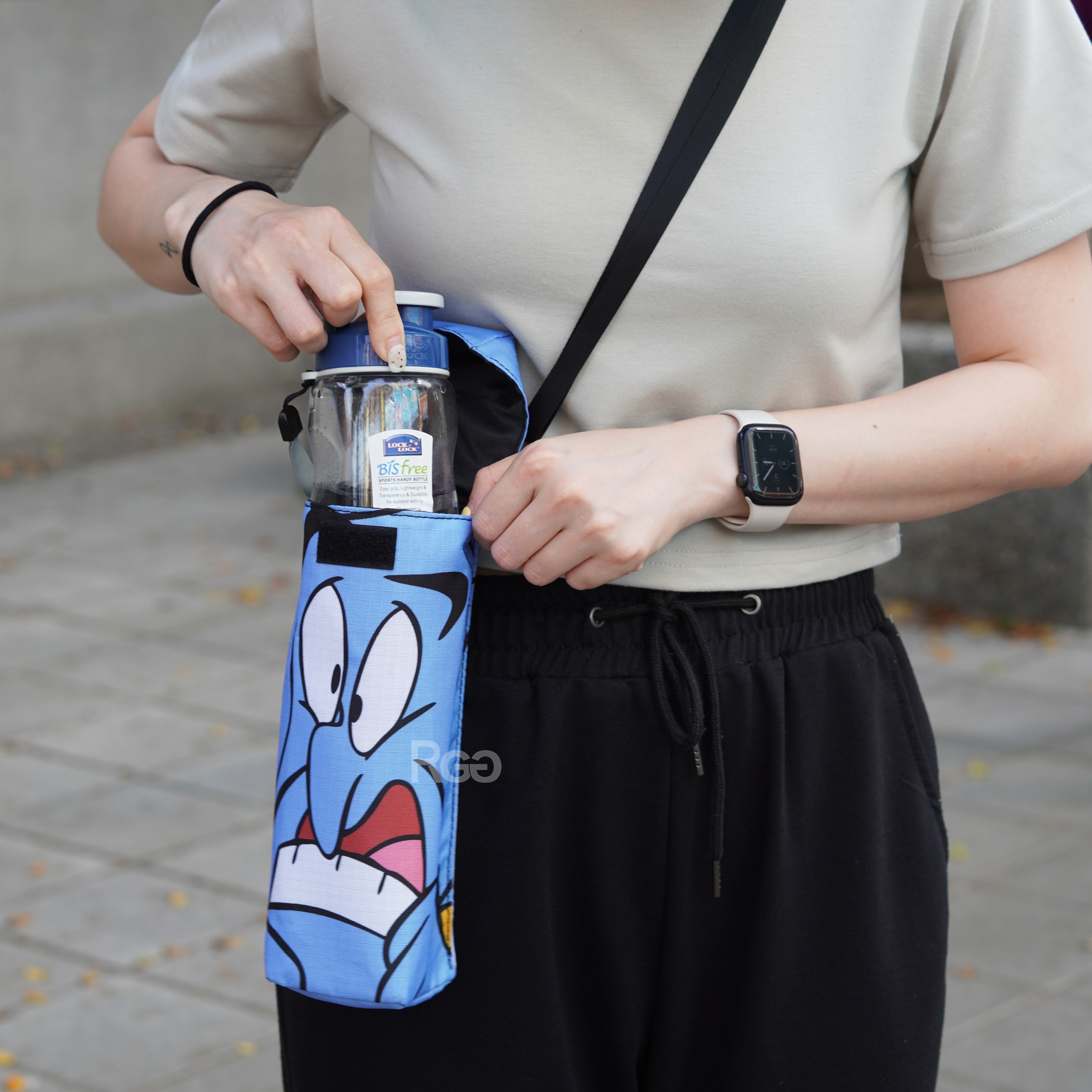 迪士尼Disney 兩用 斜背式水壺袋 傘套