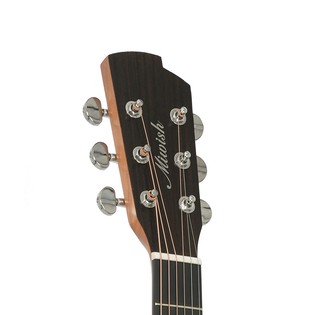 Miwish-L 民謠吉他 DSCC 非洲桃花心木面單 41吋 D桶缺角 木吉他 附原廠軟Case 第 4 張圖片｜三峽吉他 / Bass