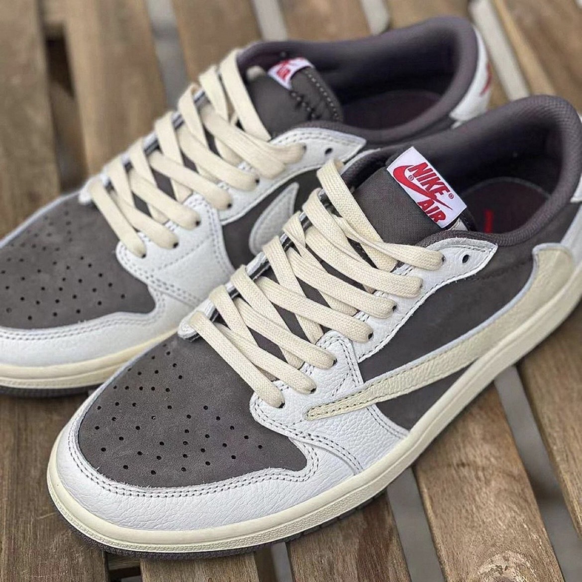 TRAVIS SCOTT x AIR JORDAN 1 LOW OG SP “REVERSE MOCHA” 摩卡 聯名 倒鉤 DM7866-162