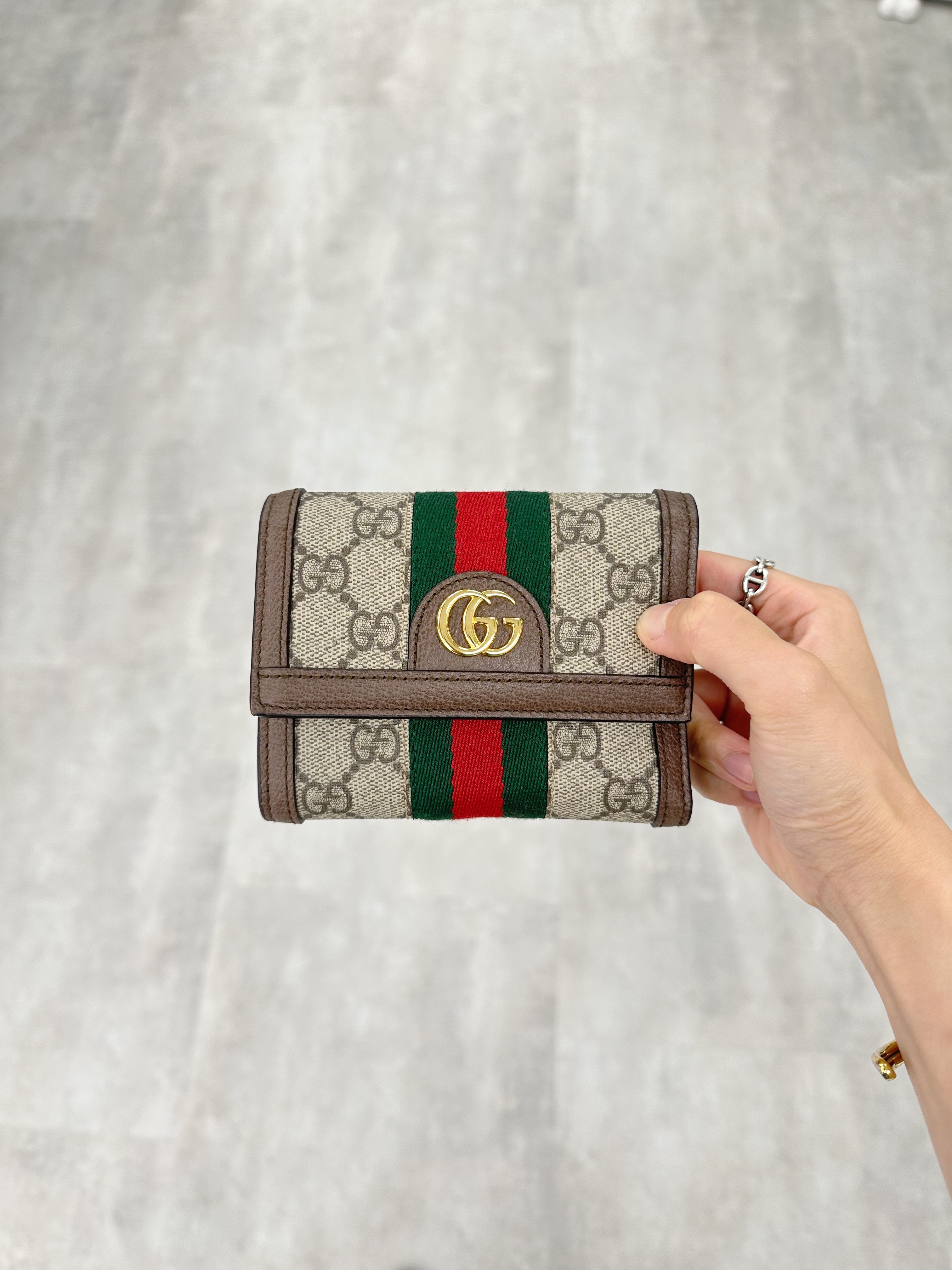 Gucci Ophidia Flap Wallet