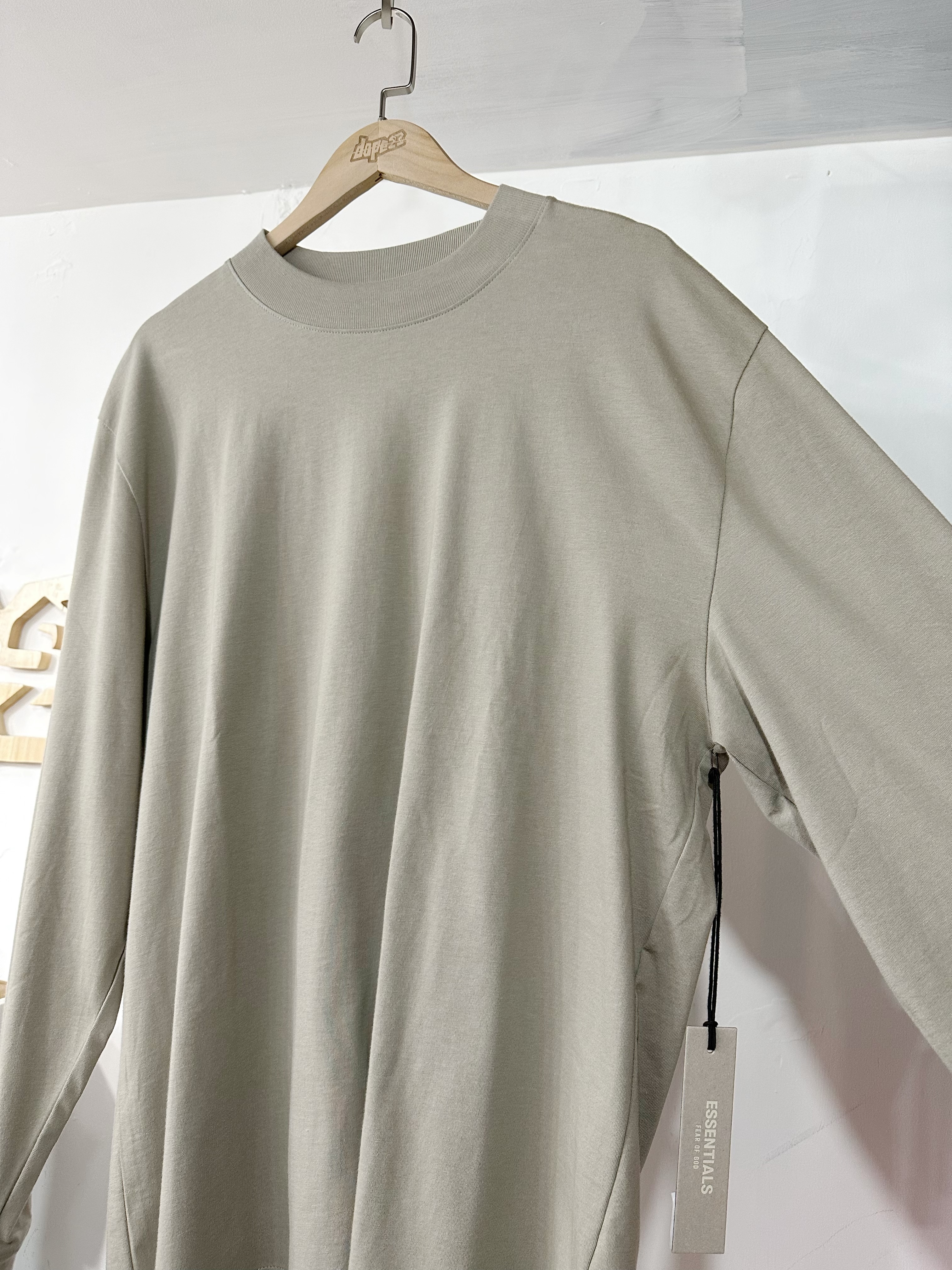 Fear of God Essentials Long Sleeve T-shirt Moss