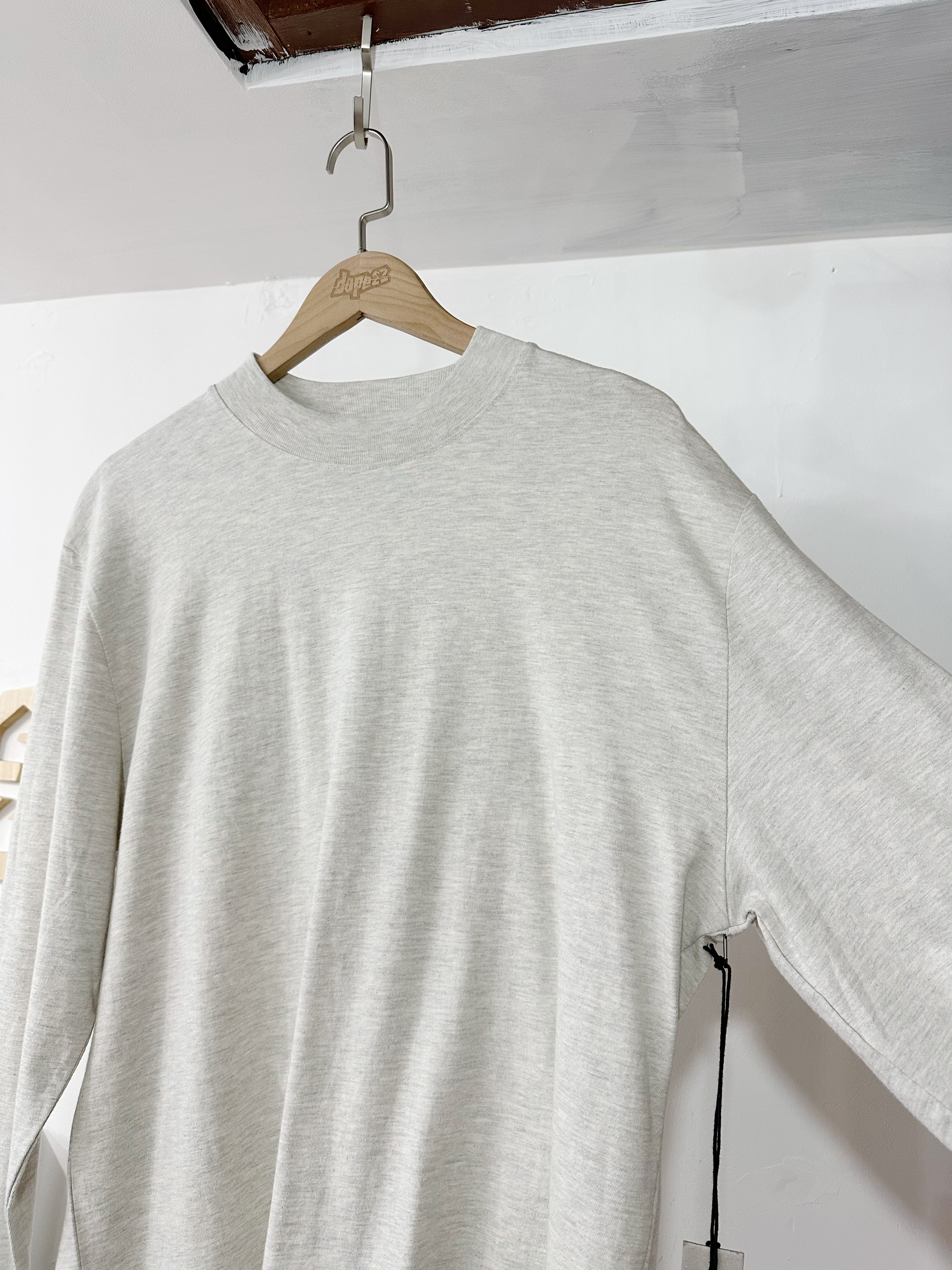 Fear of God Essentials Long Sleeve T-Shirt Light Heather Oatmeal