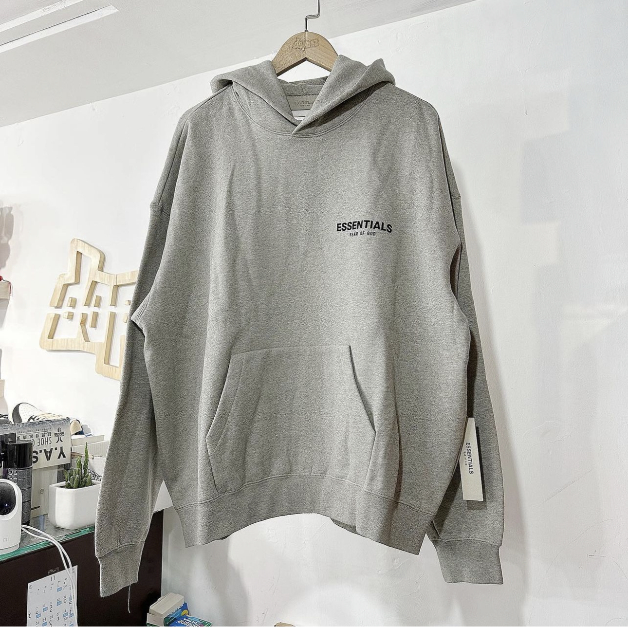 Fear of God Essentials Hoodie Dark Oatmeal