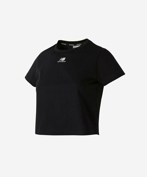 NEW BALANCE 女生 CROP TOP 緊身  短版 上衣 短袖  NBNED2W582