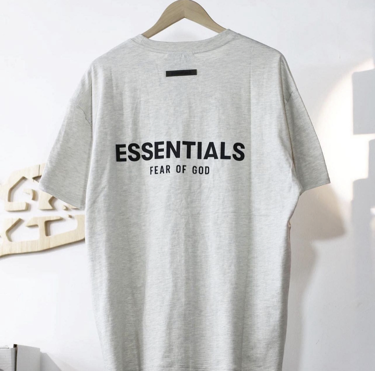 Fear of God Essentials T-shirt LIGHT OATMEAL 淺灰