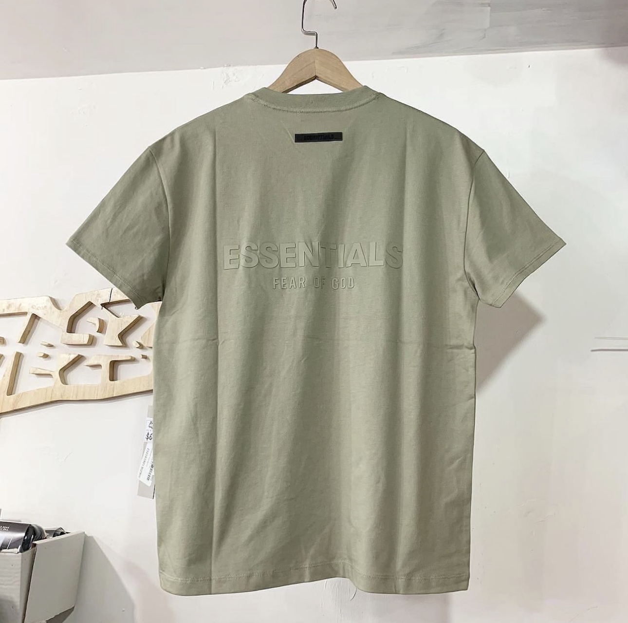 Fear Of God Essentials FW21 T-Shirt Pistachio