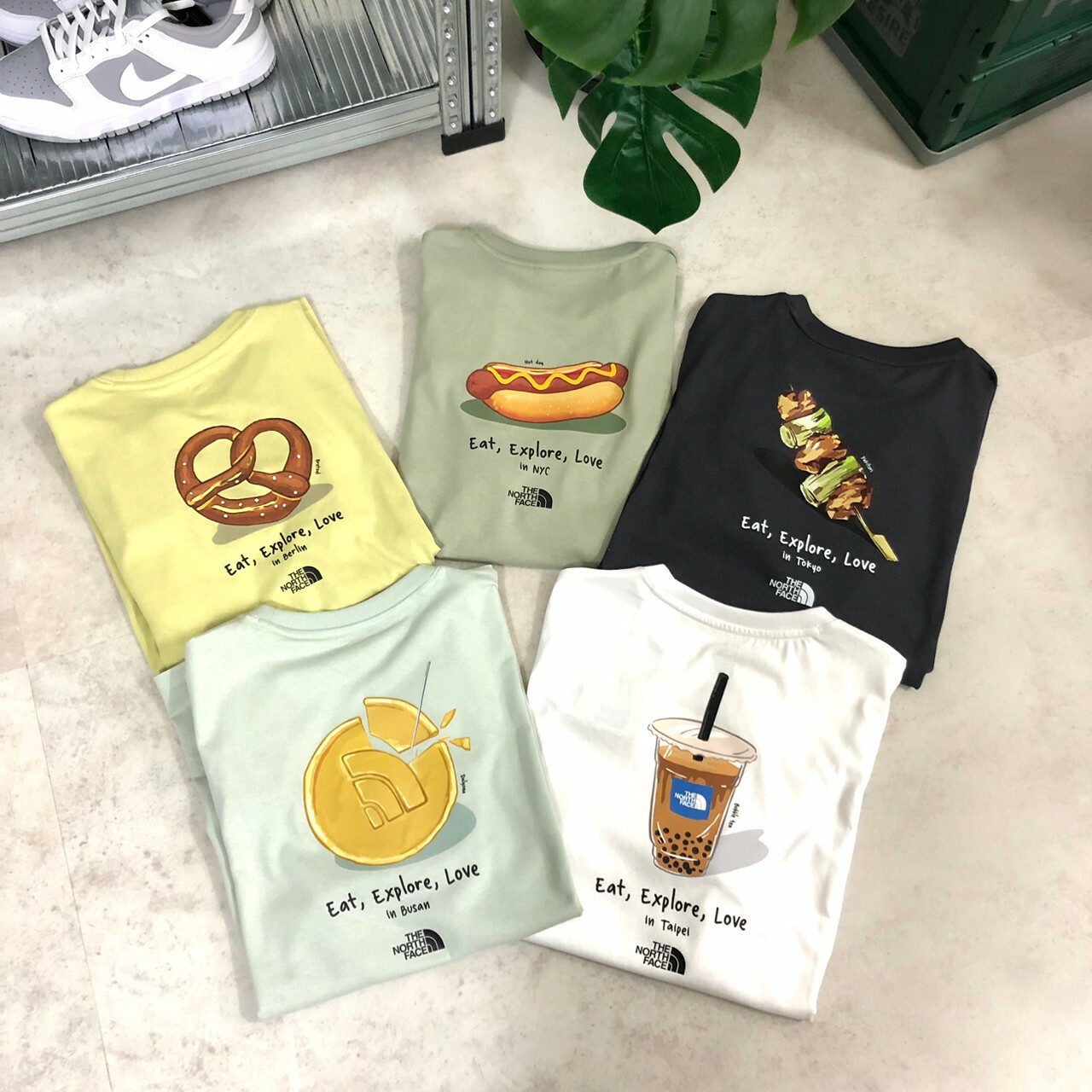 The North Face City Travel 食物 印刷圖Tee NT7UP18A-E